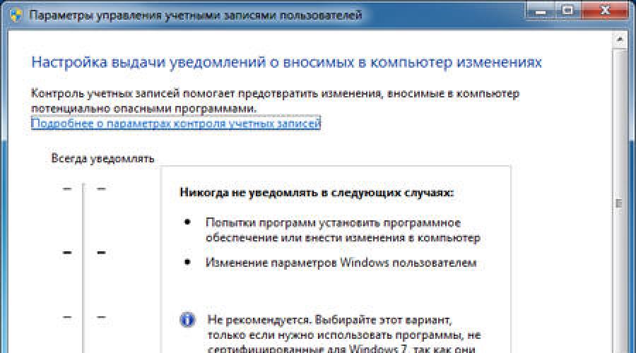 Как пользоваться контролем. Настройка выдачи уведомлений Windows 7. Вносить изменения на компьютере. Аккаунт настройка параметров безопасности. Политика безопасности запрещает использование камеры.